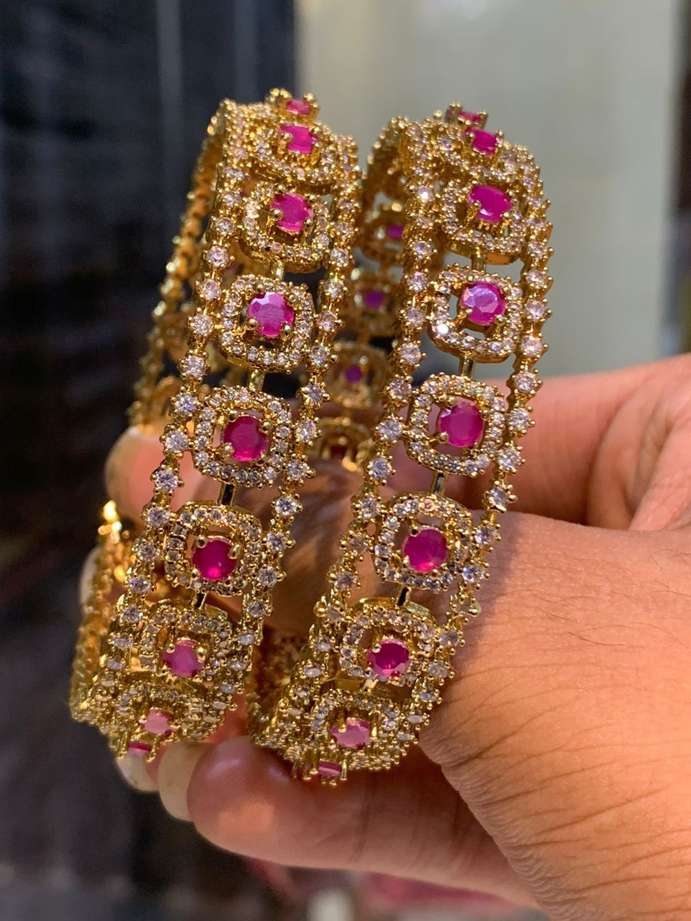 Victorian Polish AD Stone Bangles
