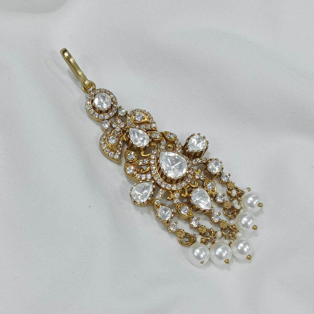 Moissanite Stones Tikka - Nakshatra Jewels