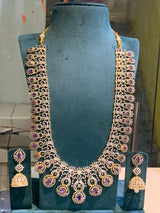 American Diamond Stones Bridal Haram