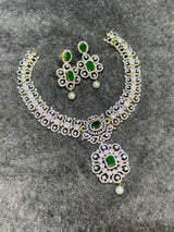 American Diamond Stones Bridal Neck set