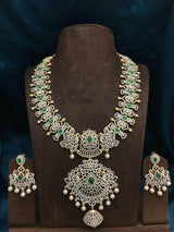 American Diamond Stones Bridal Haram - Nakshatra Jewels