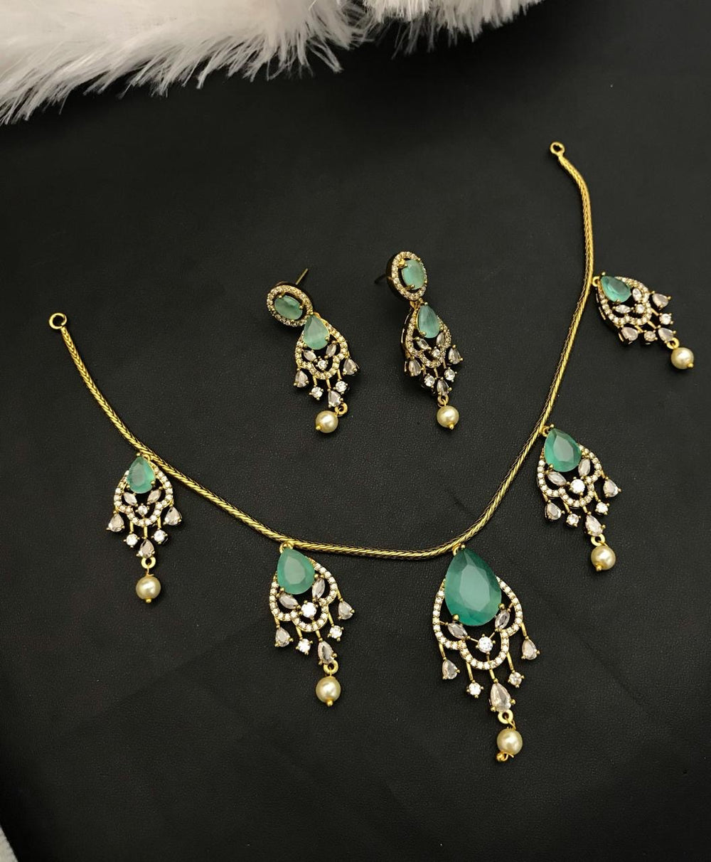 AD Stones Necklace