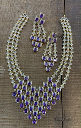 American Diamond Stones Bridal Layer Haram