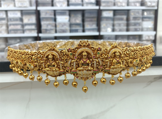 Nakshi Work with AD Stones Bridal Hip Belt