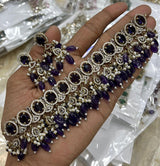 Victorian Polish with AD Stones Choker