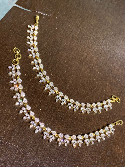 AD Stones Ear Chains