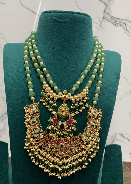 Jadau Kundan Stones Bridal Haram