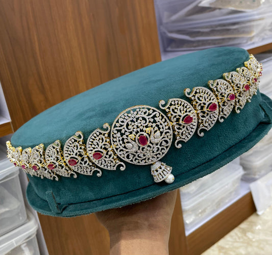 American Diamond Stones Bridal Hip Chain