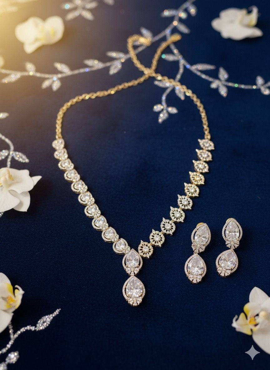 AD Stones Necklace