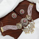 Moissanite & AD Stones Choker - Nakshatra Jewels