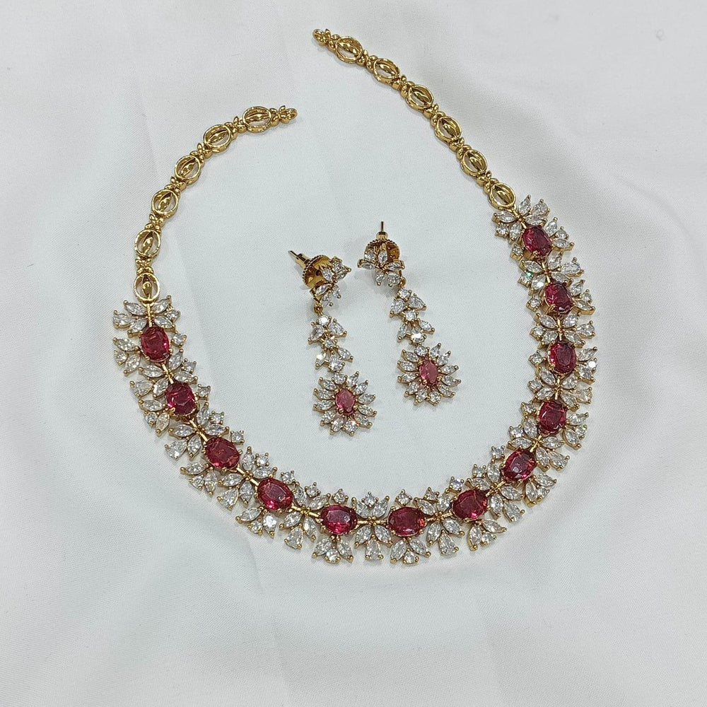 AD Stones Necklace - Nakshatra Jewels