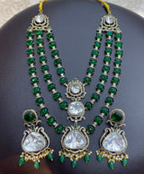 Mossianite with AD Stones Bridal Layer Haram