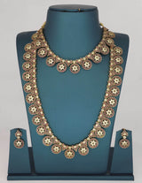 Nakshi Work with Kempu Stones Bridal Combo Set - Nakshatra Jewels