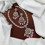 Moissanite Stones Bridal Necklace - Nakshatra Jewels