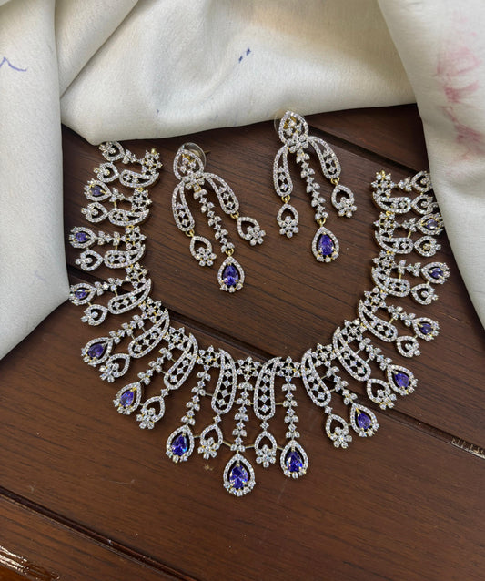 American Diamond Stones Necklace