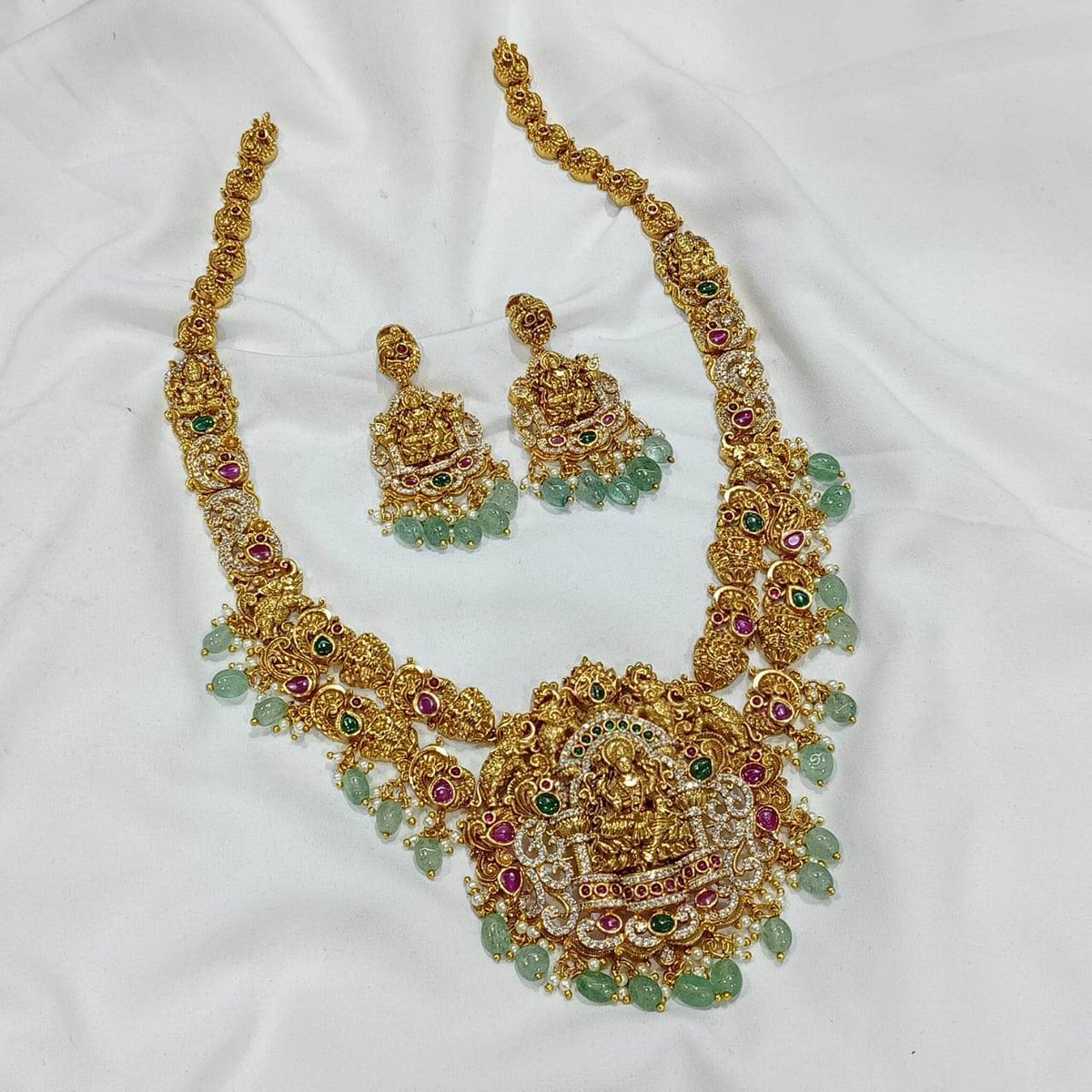 Nakshi work with AD Stones Haram