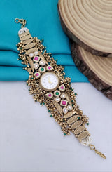 Premium Imitation Jewelry with Kundan Stone Antique Watches