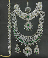 American Diamond Stones Bridal Combo Set
