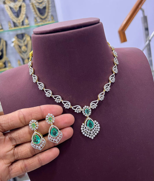 AD Stones Necklace
