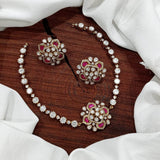 Moissanite Stones Bridal Necklace - Nakshatra Jewels