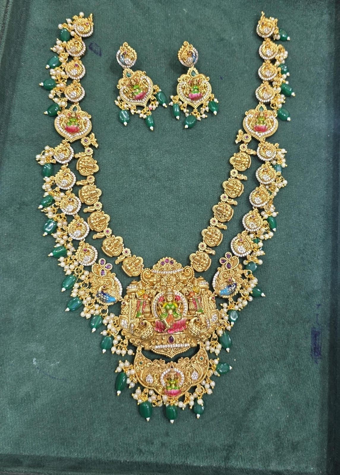 Nakshi Work with AD Stones Bridal Haram