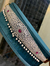 American Diamond Stones Bridal Hip Belt - Nakshatra Jewels