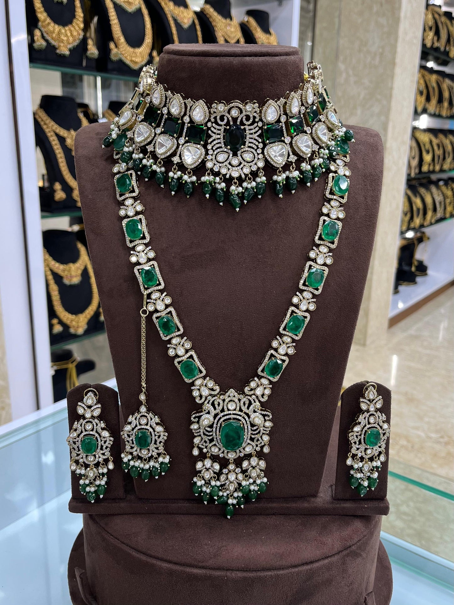 Moissanite Stones Bridal set