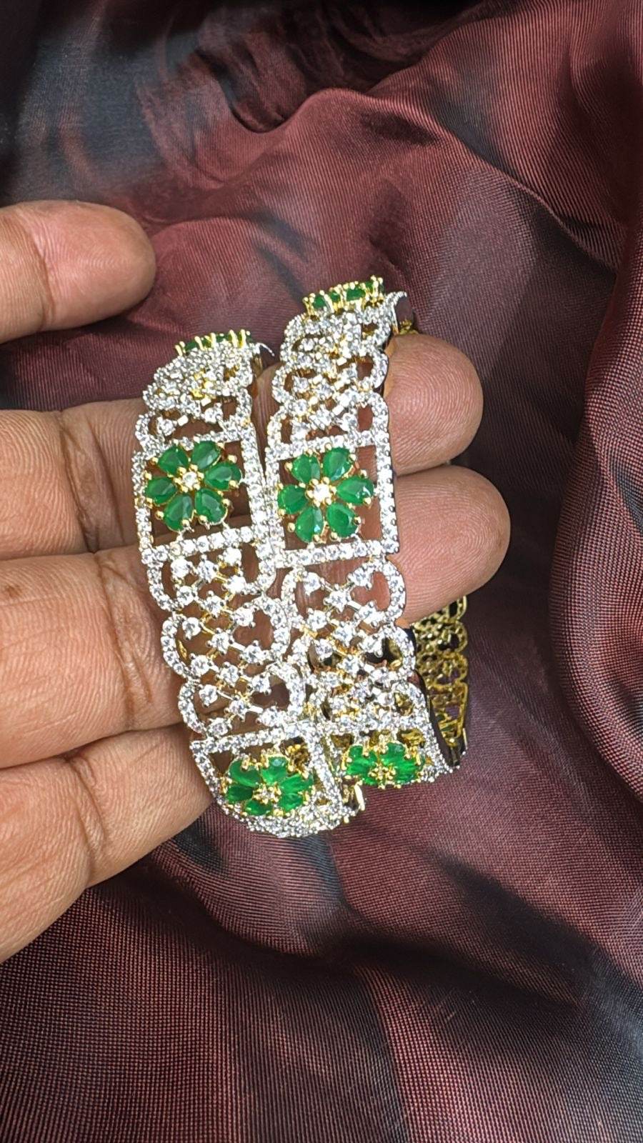 AD Stone Bangles