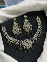 Victorian Polish AD Stones Necklace