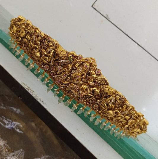 Nakshi Work with AD Stones Bridal Hip Belt