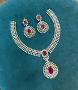 American Diamond Stones Necklace