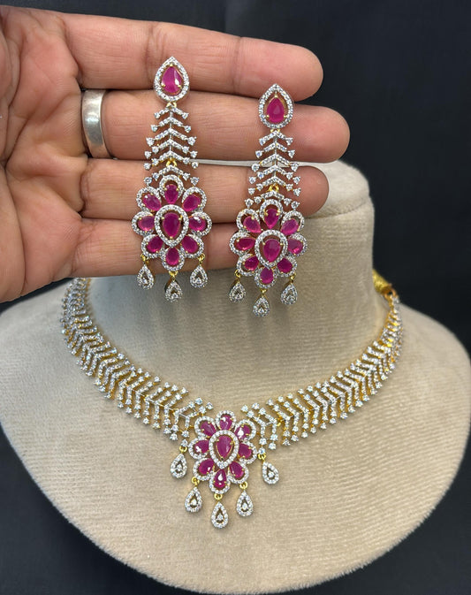 AD Stones Necklace