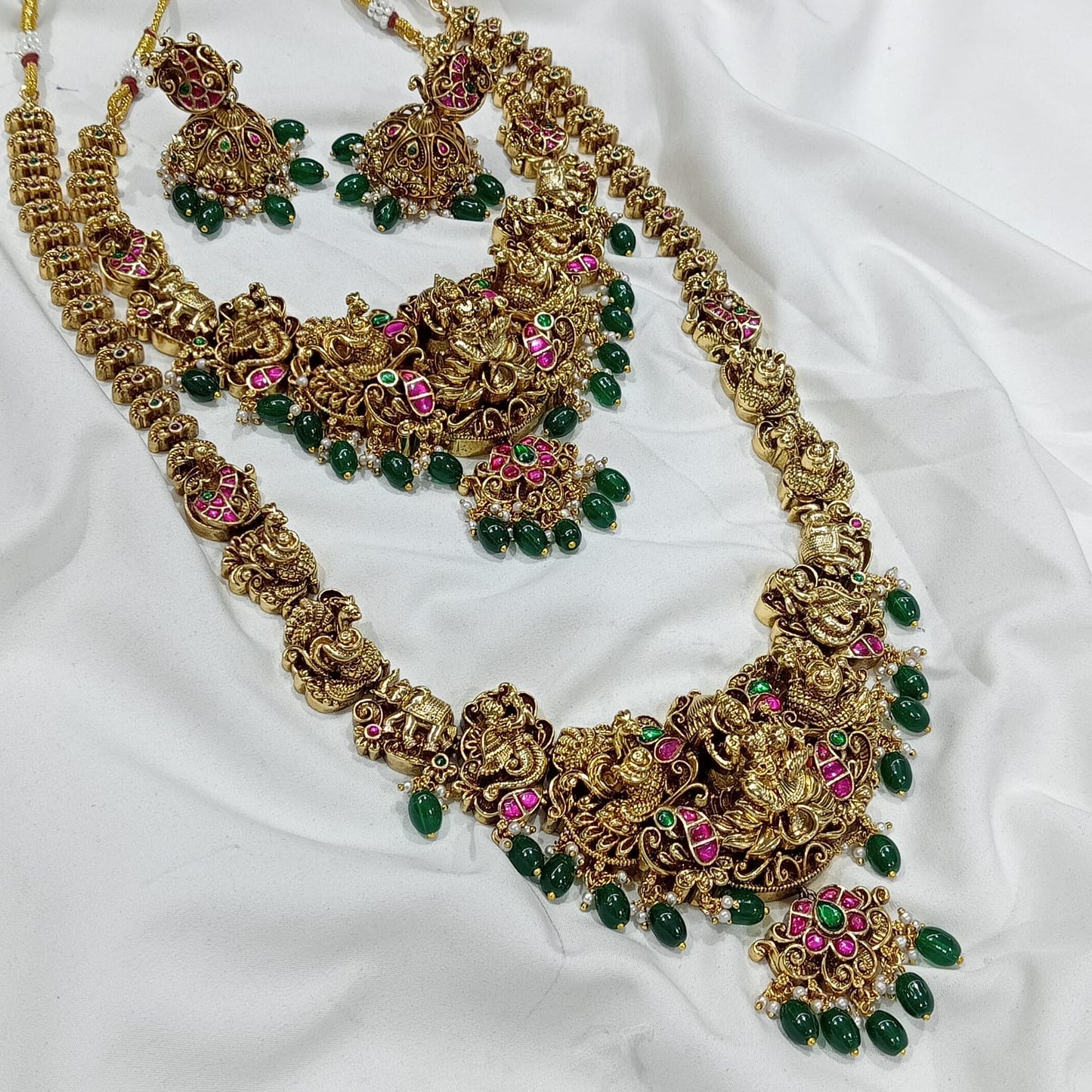 Nakshi Work with Kundan stones Bridal Combo