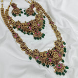 Nakshi Work with Kundan stones Bridal Combo - Nakshatra Jewels