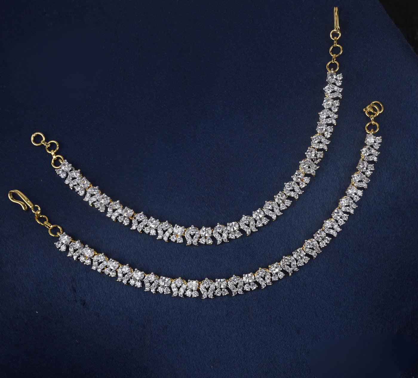 AD Stones Ear Chains