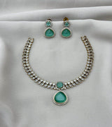 Victorian Polish AD Stones Necklace - Nakshatra Jewels