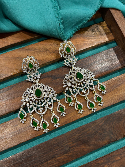 AD Stones Bridal Earrings