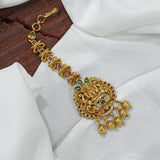 Nagasi work with Kempu Stones Tikka - Nakshatra Jewels