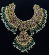 Jaadu Kundan Stones Bridal Necklace - Nakshatra Jewels