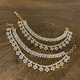 AD Stones Ear Chains - Nakshatra Jewels
