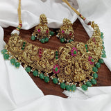 Nakshi Work with Kundan Stones Bridal Choker - Nakshatra Jewels