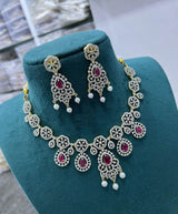 AD Stones Necklace - Nakshatra Jewels