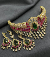 Victorian Polish with AD Stones Bridal Choker