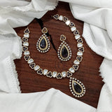Mossanite Stones Necklace - Nakshatra Jewels