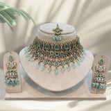 Victorian Polish with AD Stones Bridal Choker