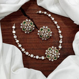Moissanite Stones Bridal Necklace - Nakshatra Jewels