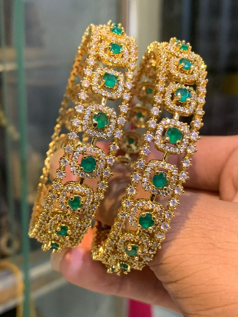 Victorian Polish AD Stone Bangles