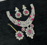 American Diamond Stones Necklace - Nakshatra Jewels