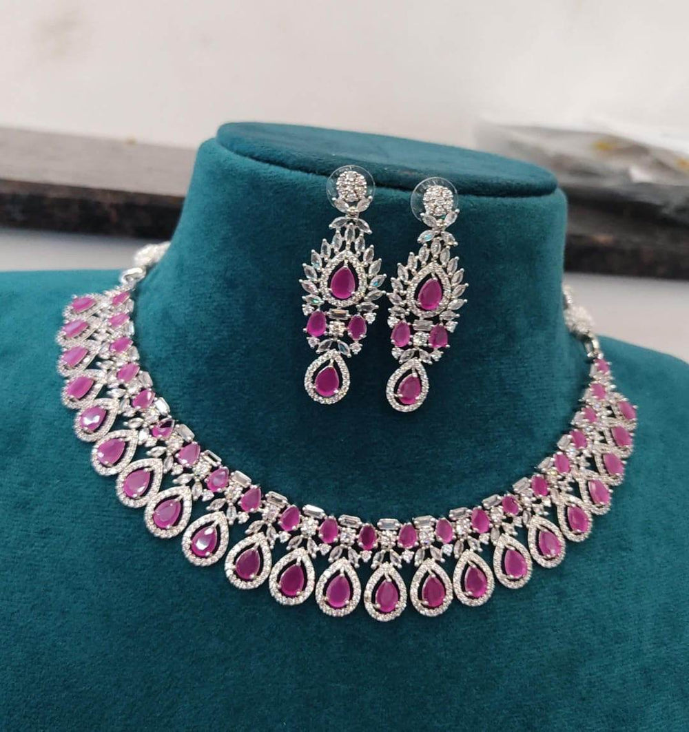 AD Stones Necklace - Nakshatra Jewels