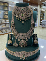 American Diamond Stones Bridal Combo